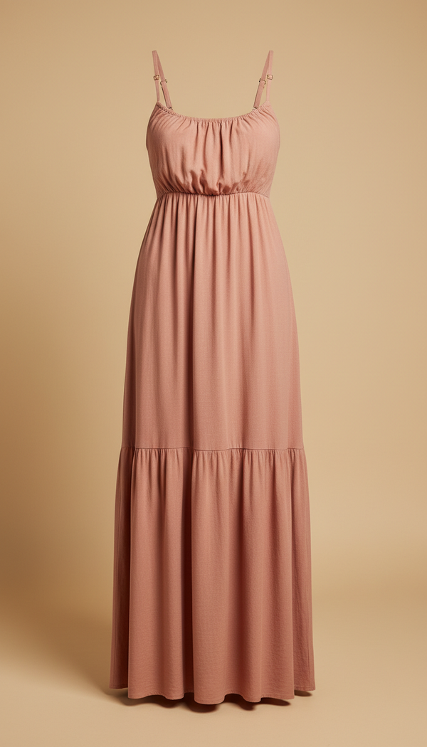 Maxi Dress with Adjustable Straps